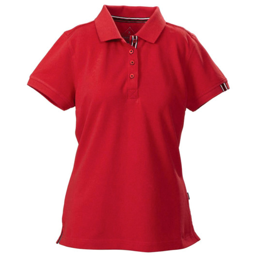 Avalon Womens Cotton Polos Red